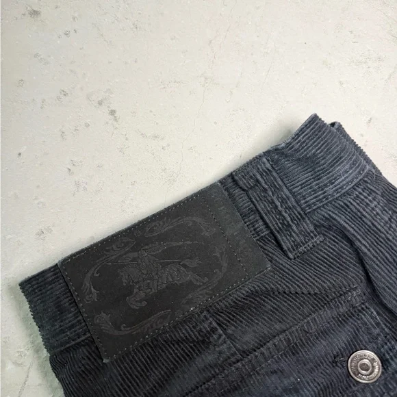 Burberry Black Corduroy Pants in size 30R preowned
